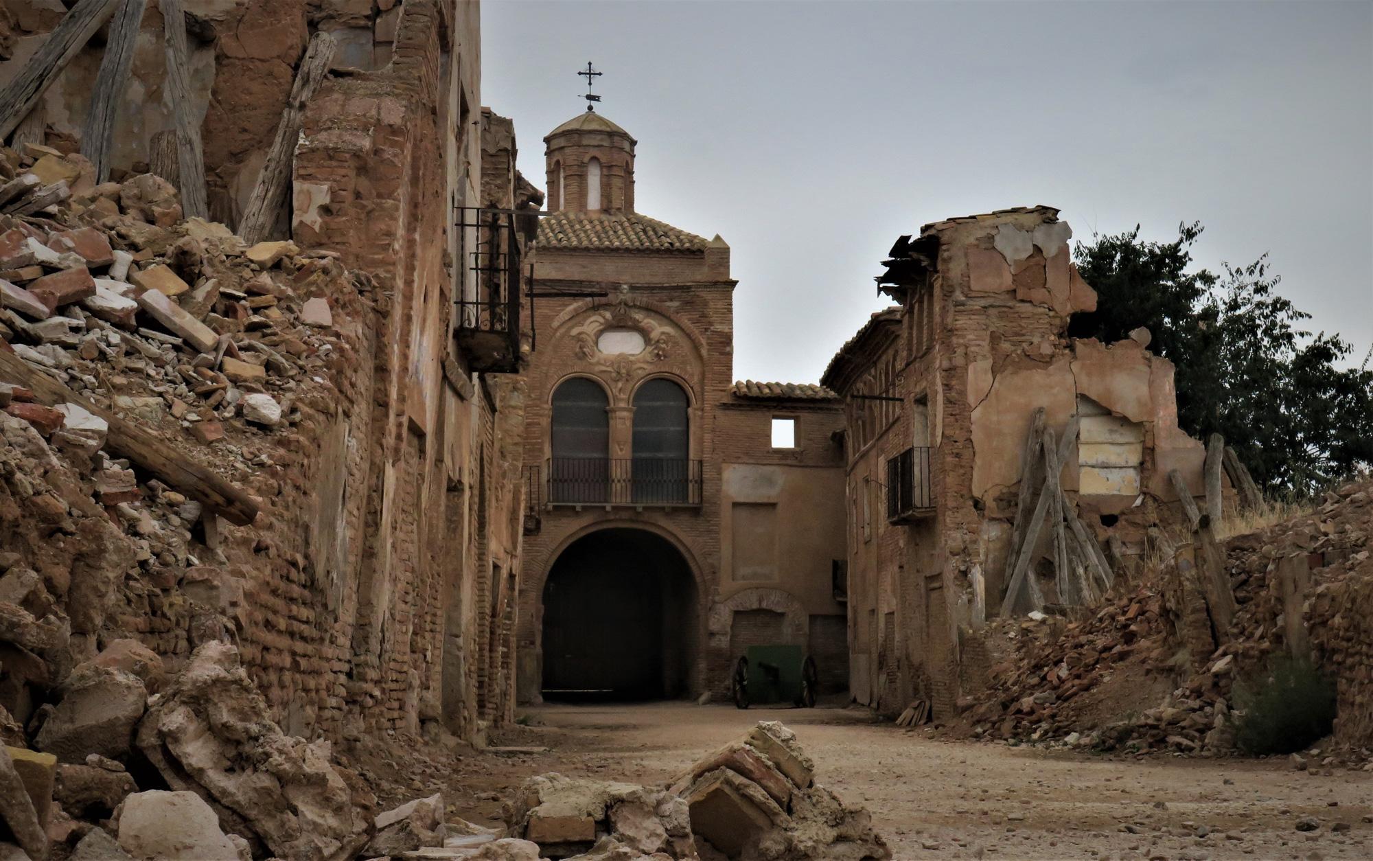 Un tercio de las construcciones de Belchite fueron destruidas durante la guerra civil